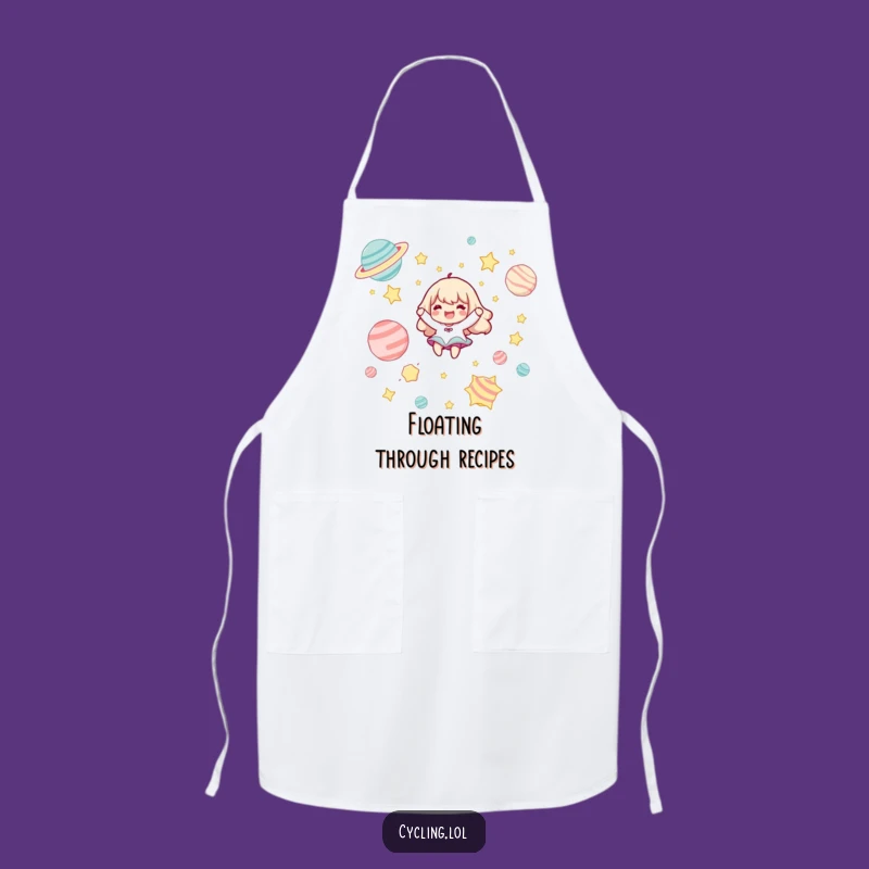 Funny Space Chef Apron: Cook with Cosmic Joy, Perfect Funny Gift
