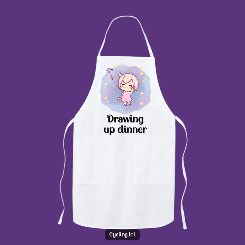 Funny Star Gazer Apron: Create with Cosmic Flair, The Perfect Funny Gift!