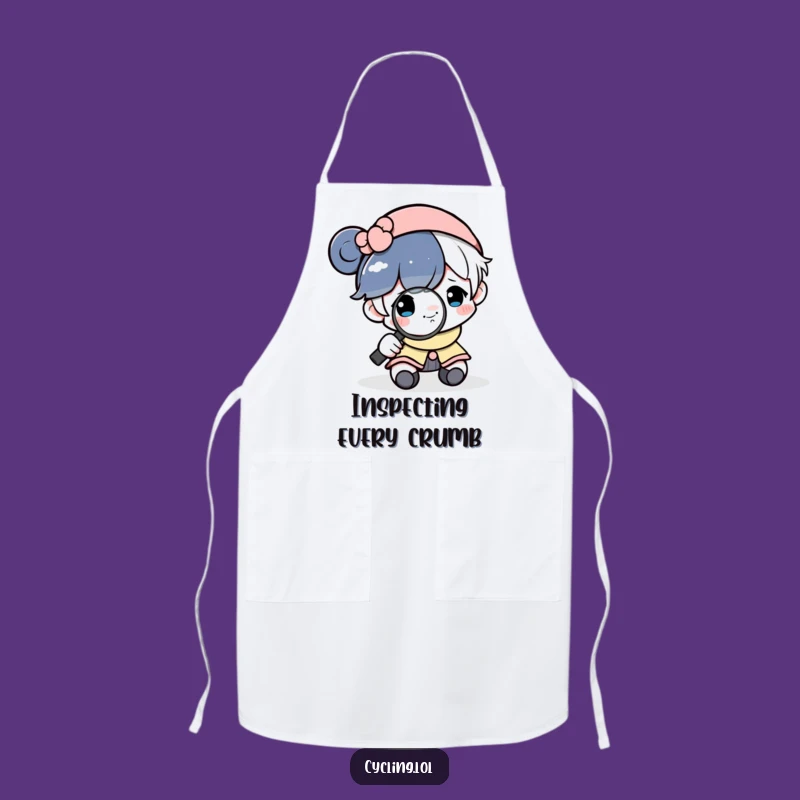 Funny Moon Inspector Apron: Cook with Precision & Smiles, Perfect Funny Gift