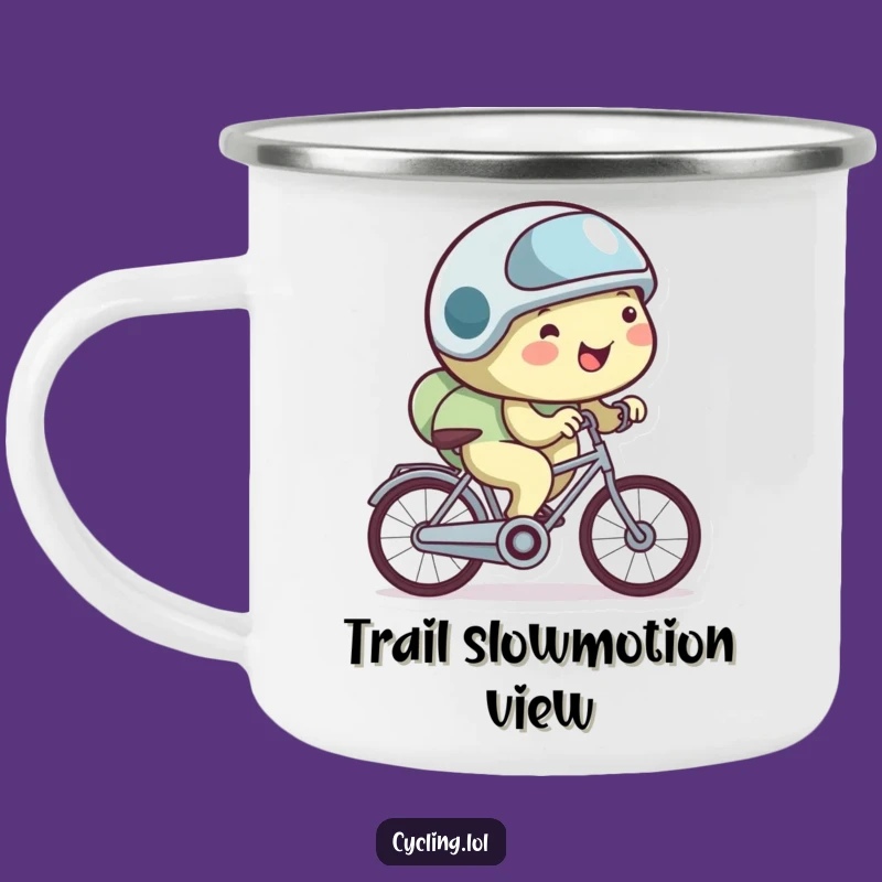 Funny Snail Slow Cycling Camping Mug - Outdoor Leisure Gift