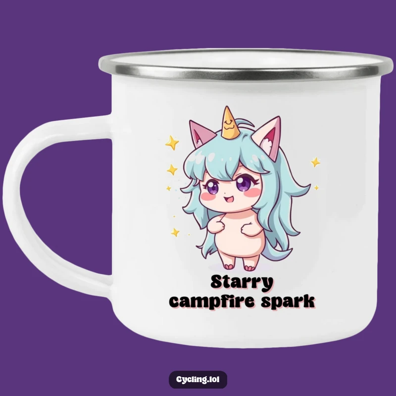 Funny Stardust Thrower Camping Mug - Mischievous Magic