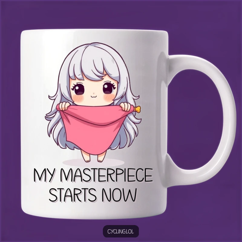 Funny Masterpiece Mug: Seamstress Unleashing Creative Designs, Perfect Funny Gift for Crafters