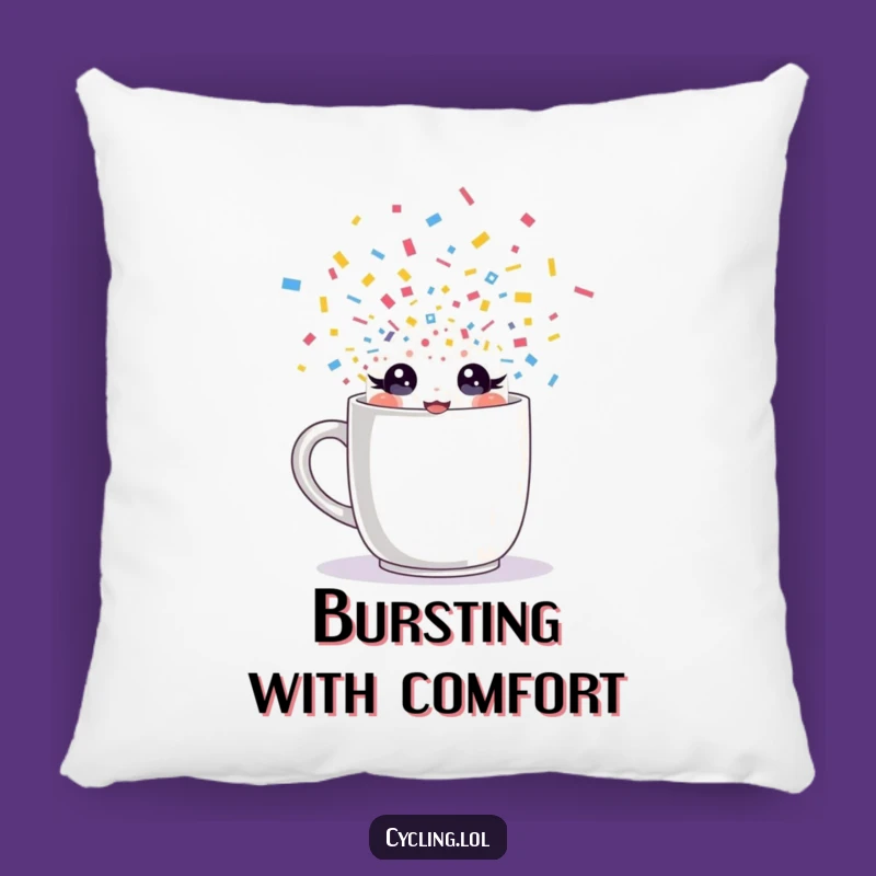 Funny Burst Pillow, Sparkling Surprise Comfort, Soft & Hilarious Cushion!