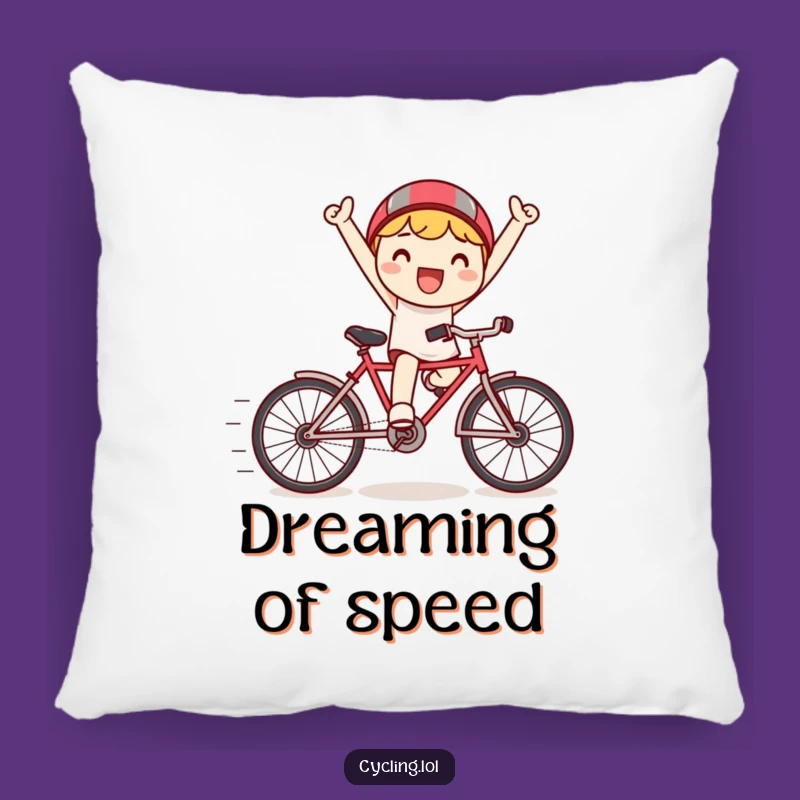 Funny Kawaii Rider Pillow - Cozy Comfort with a Winning Smile