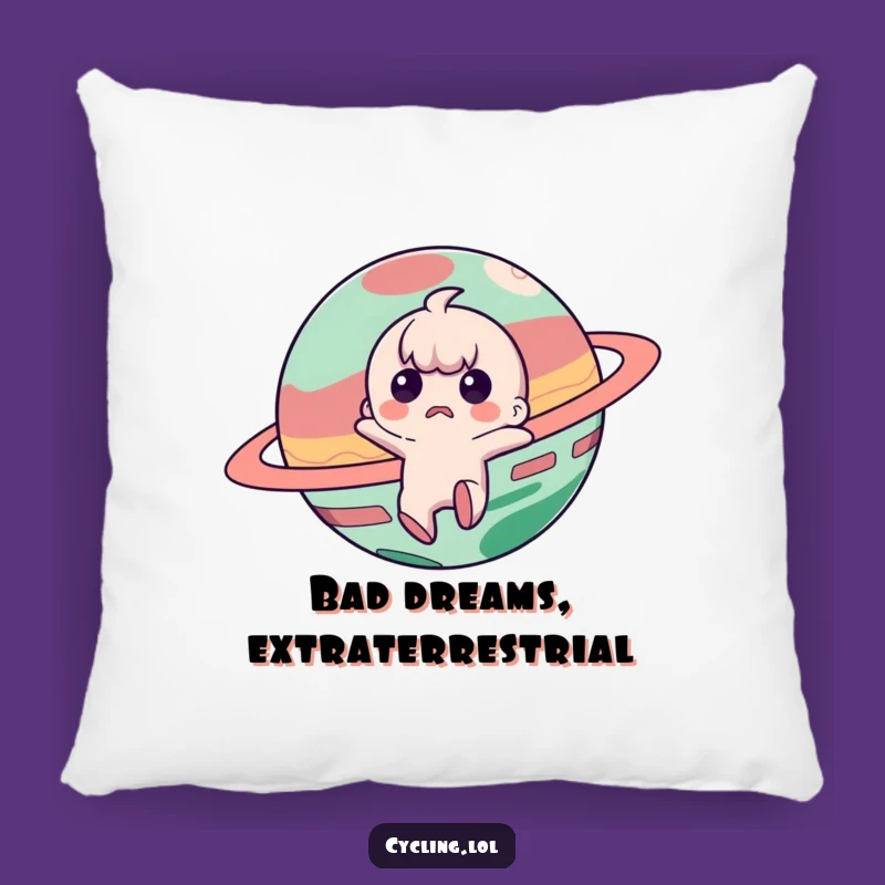 Funny Alien Reaction Pillow: Cosmic Comfort & Shock, Ultimate Funny Gift