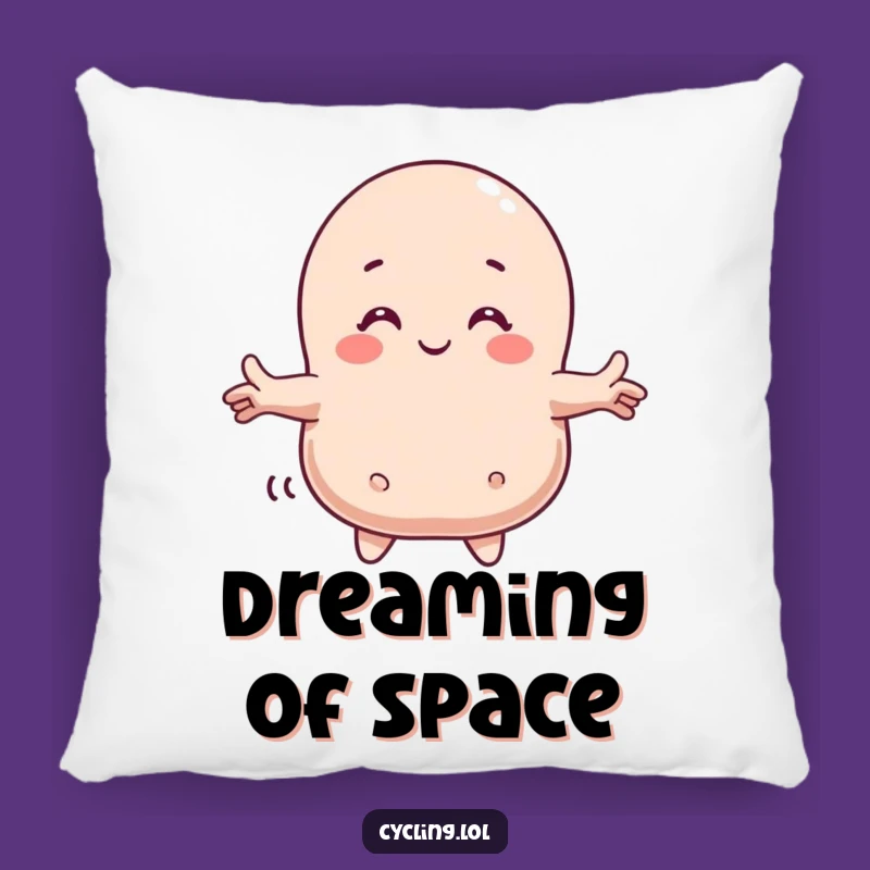 Funny Comet Hugger Pillow: Cozy Character Hugs Space Rock, Perfect Funny Gift!