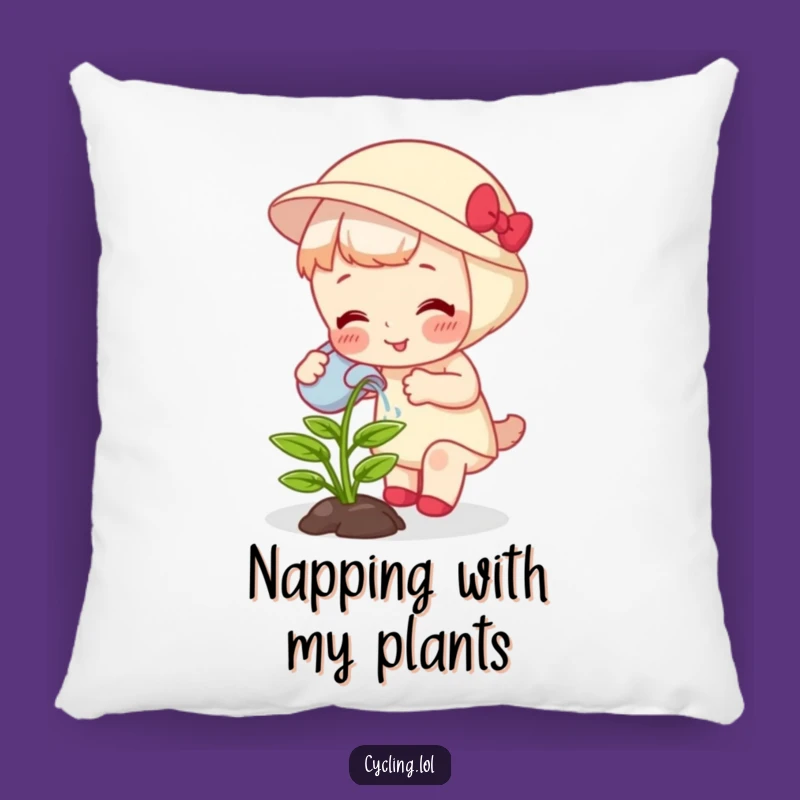 Funny Plant Waterer Pillow - Soft Comfort, Cute Funny Gift for Plant Lovers