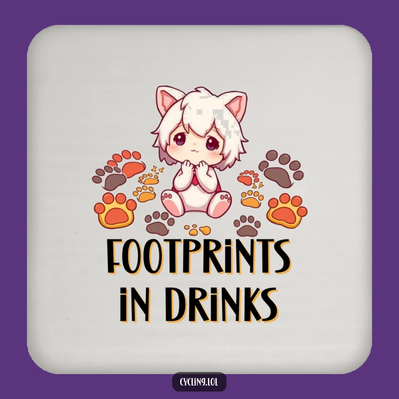 Funny Nature Explorer Coaster: Protect Surfaces with Thoughtful Animal Tracks