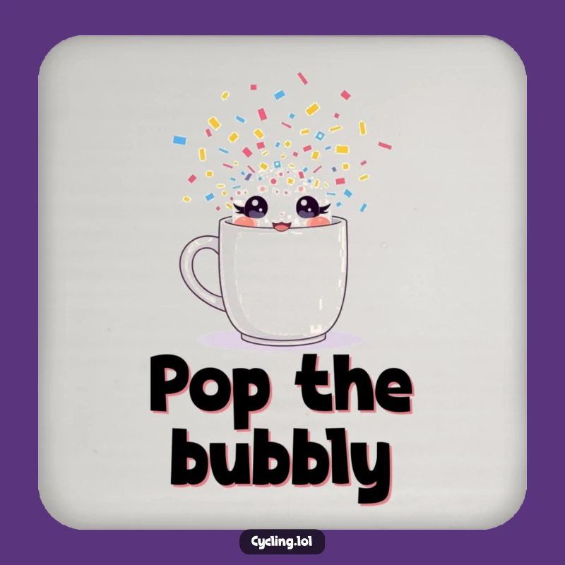 Funny Burst Coaster, Sparkling Protection, Hilarious Accessory!