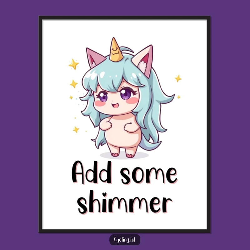 Funny Stardust Thrower Poster - Mischievous Twinkle Wall Art