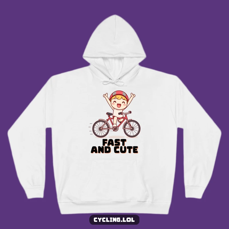 Funny Kawaii Rider Hoodie - Cozy Comfort for Speedy Souls