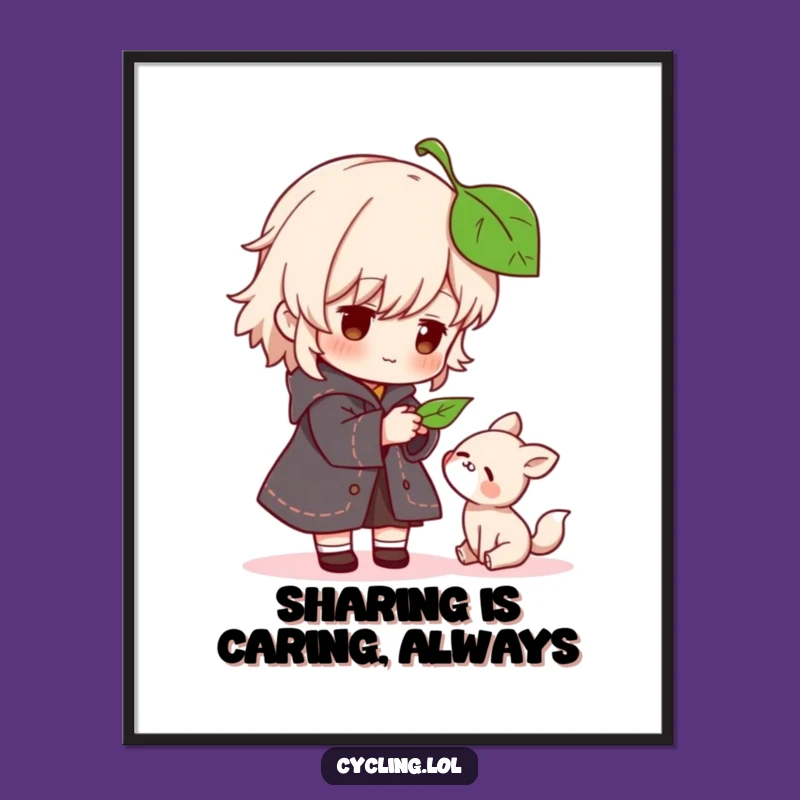 Funny Free Printable Wall Art: Kind Character, Grateful Animal, Heartwarming Scene, Downloadable Art