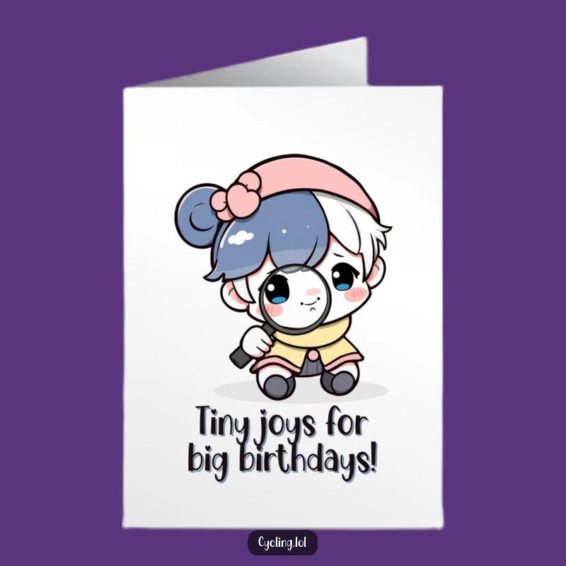 Free Printable Funny Birthday Card: Close Up Moon Inspection Downloadable