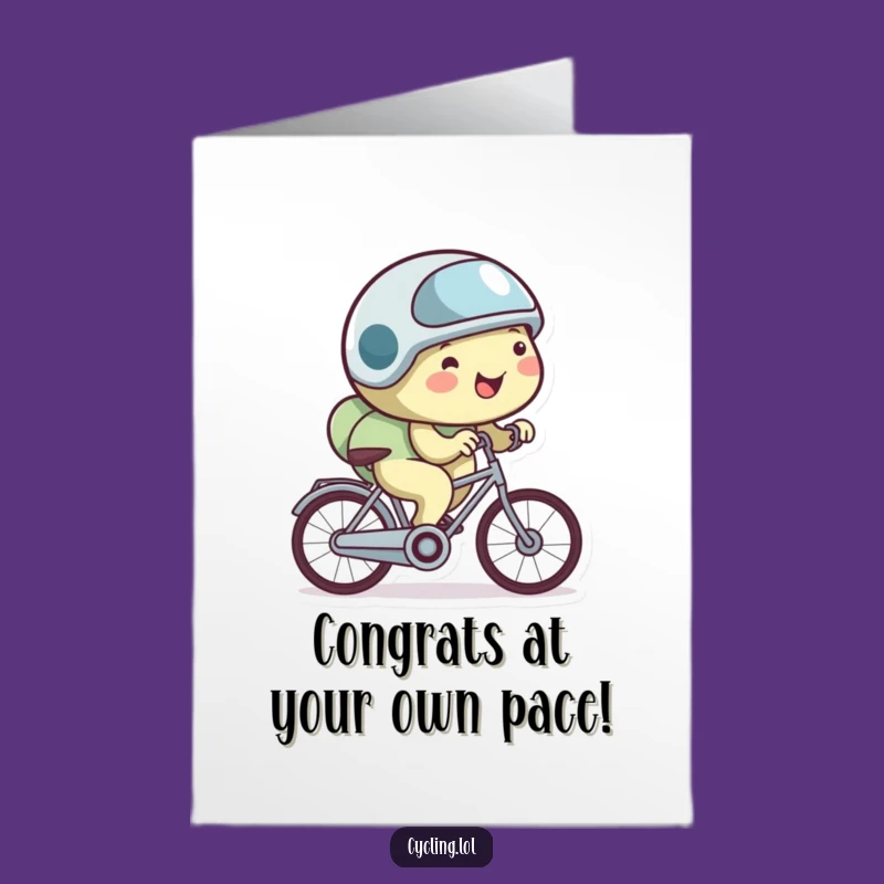 Free Printable Congratulations Card: Snail's Pace Success - Humorous Downloadable Gift