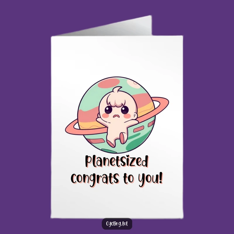 Free Printable Congrats Card: Escape Artist Planet Dodging Downloadable