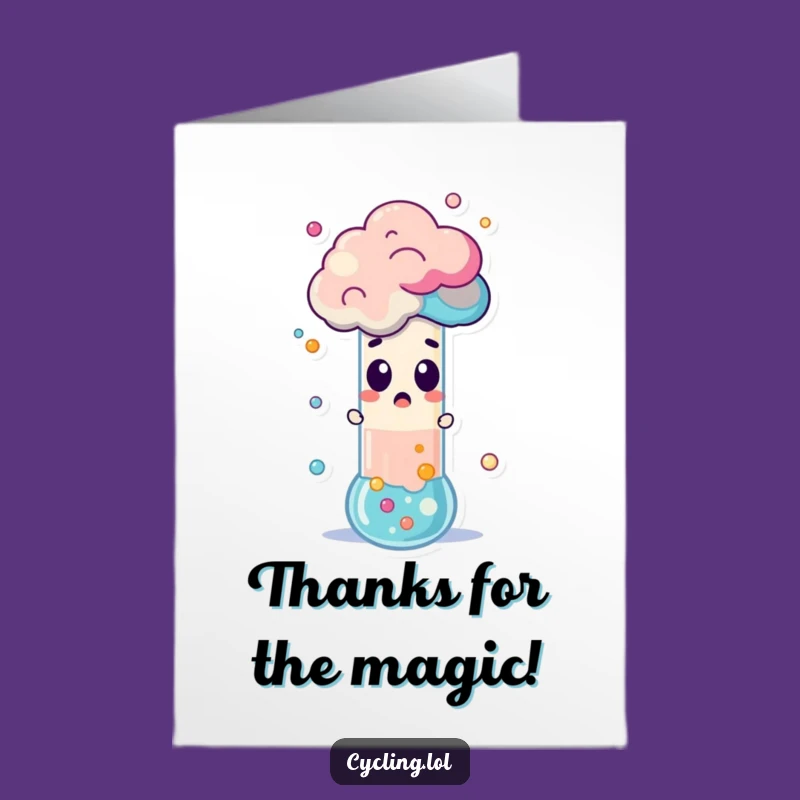 Free Printable Lab Thank You Card - Funny Downloadable Greeting for Unexpected Help
