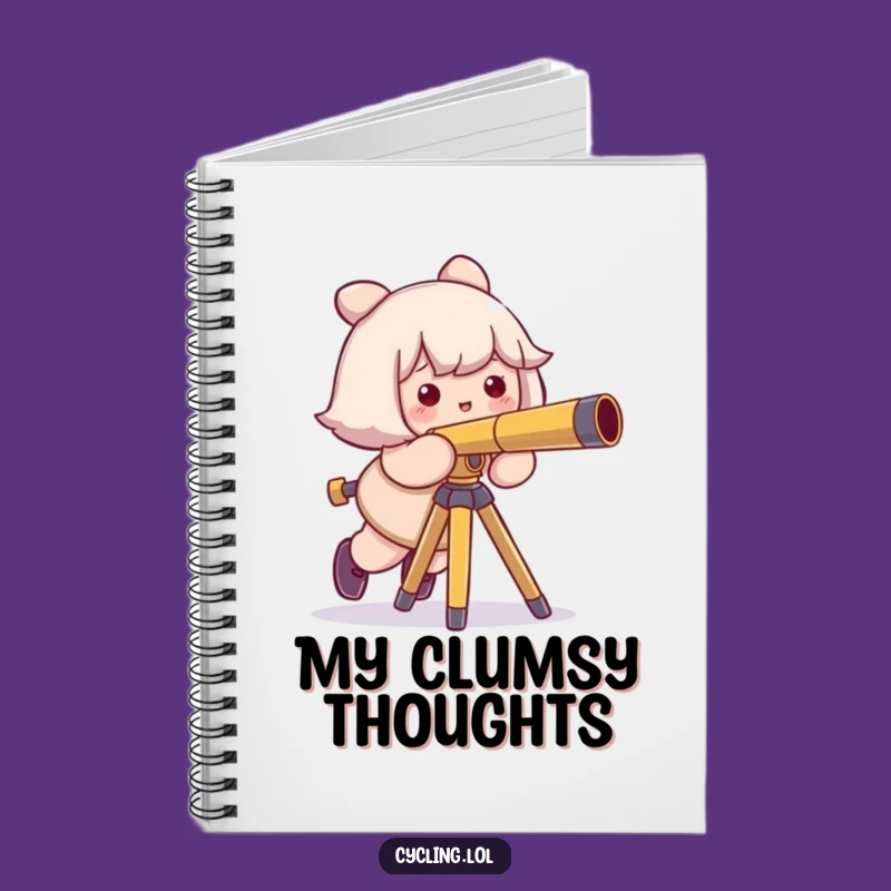 Funny Tripping Astronomer Notebook: Record Your Thoughts (Carefully!), A Witty Funny Gift!