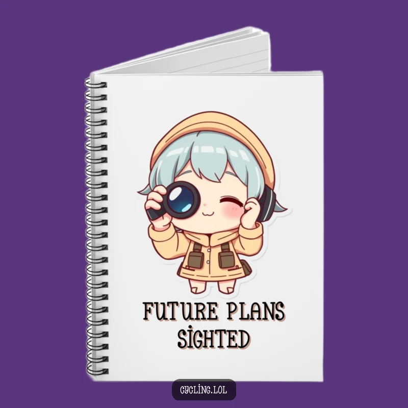 Funny Journal: Binocular Character Focusing - Perfect for Humorous Adventure Notes