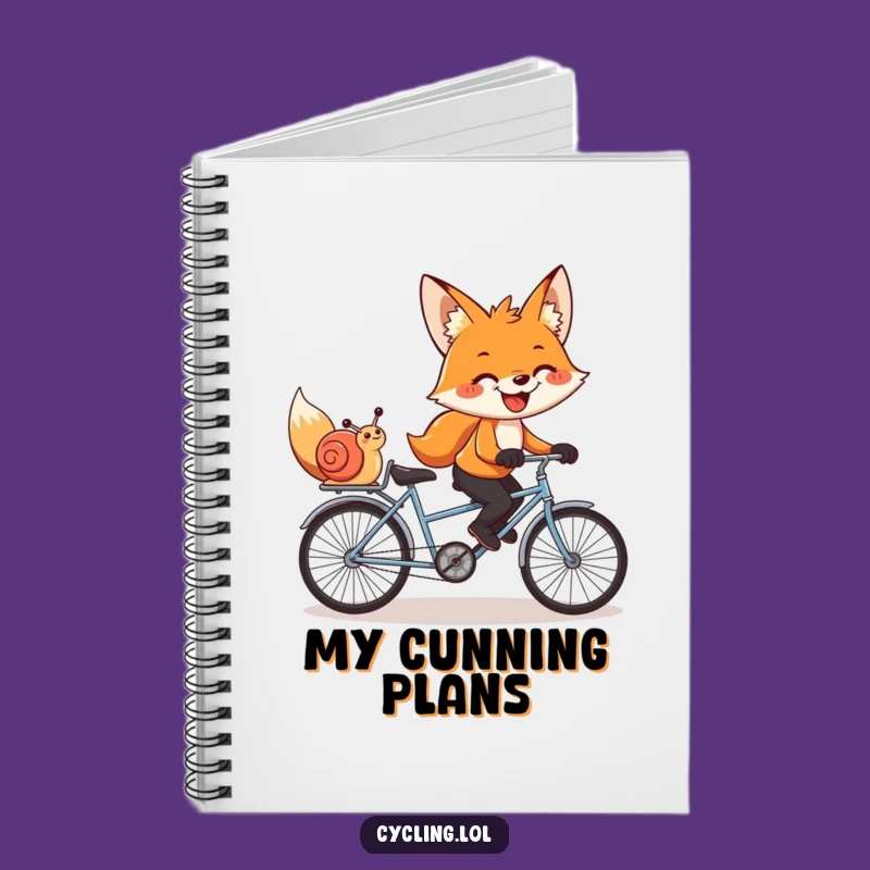 Funny Fox & Snail Notebook: Jot Down Ideas Together, Ideal Funny Gift